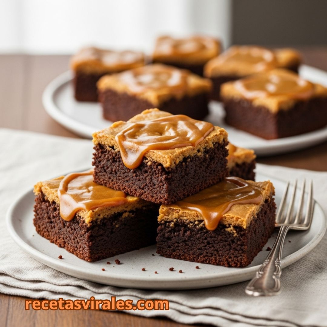 Miso Caramel Brownies