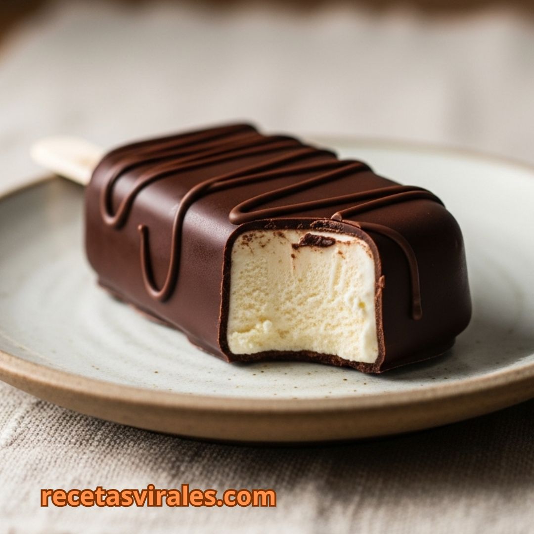 Receta de helado casero tipo magnum