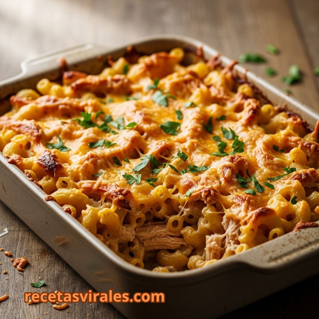 Macarrones con queso ahumado