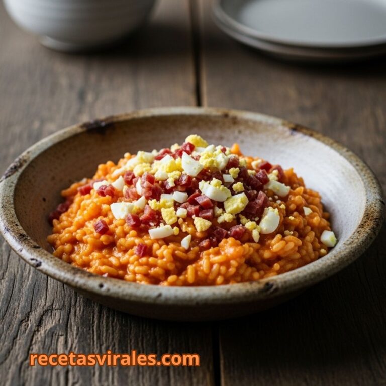 Risotto de salmorejo la receta viral