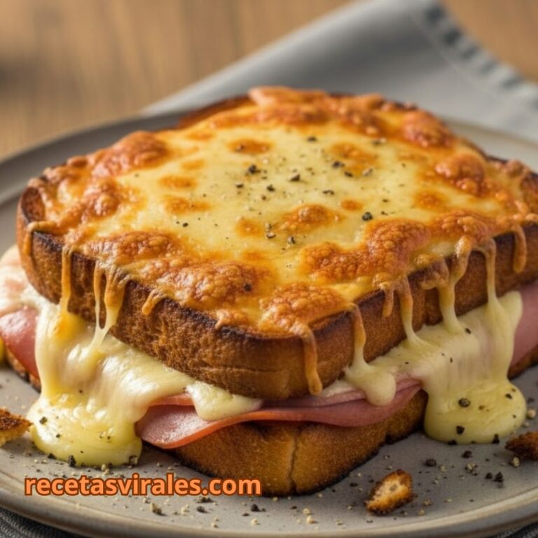 Sándwich gratinado irresistible y fácil de preparar