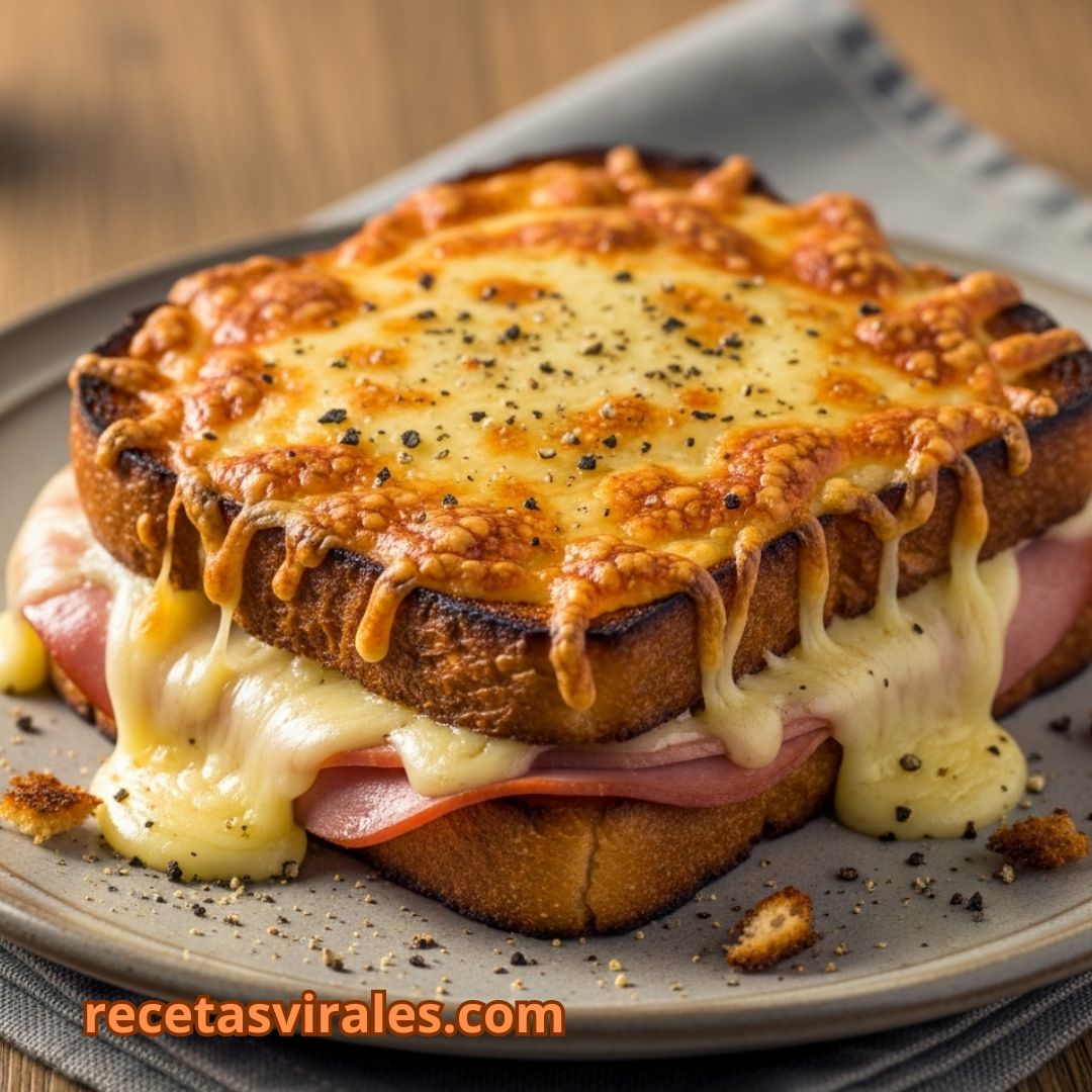 Receta de Sándwich gratinado