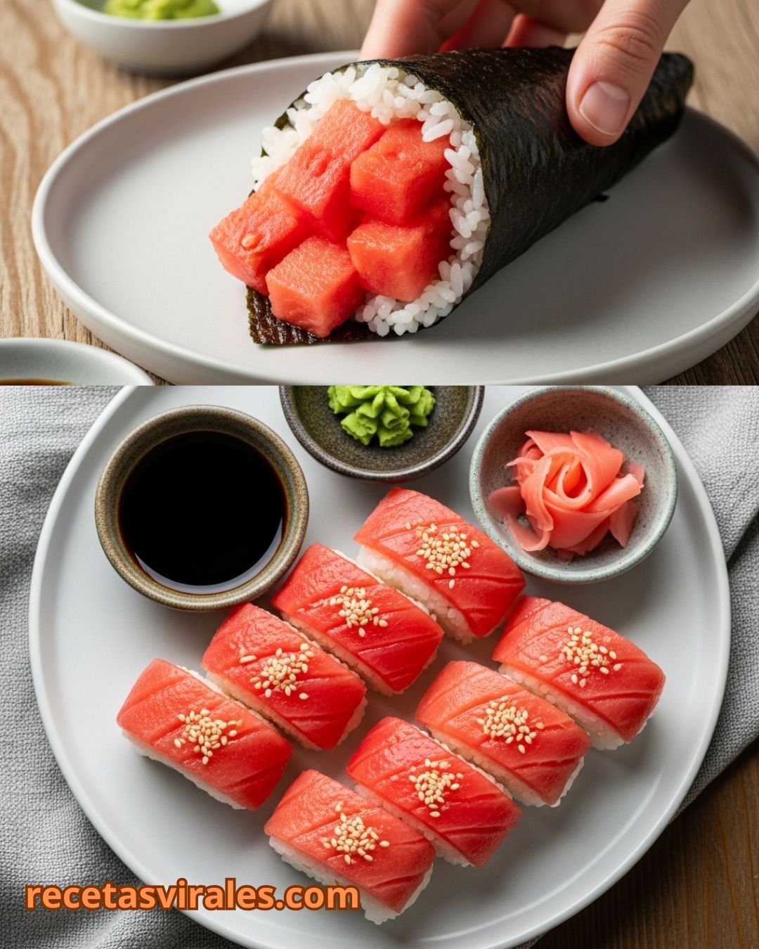 Watermelon Sushi, el Sushi de sandia