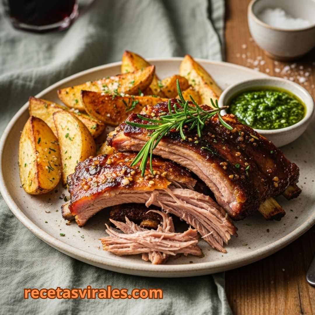 Receta de Costilla en salsa barbacoa