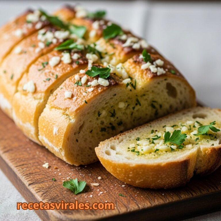 Receta de Pan de ajo casero