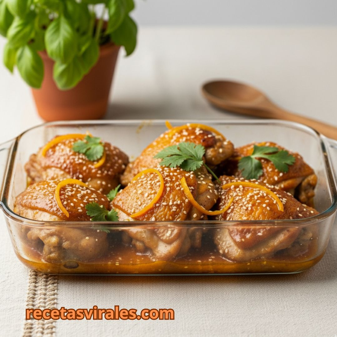 Pollo a la naranja