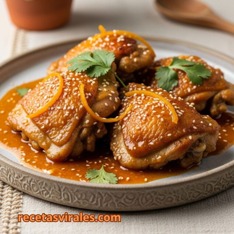 Receta de pollo a la naranja al horno