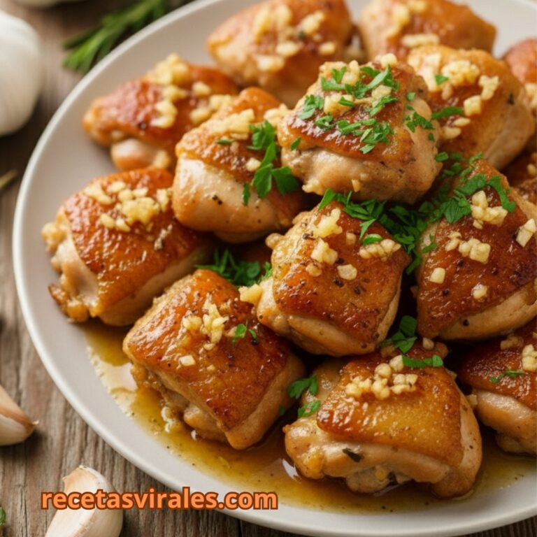 Receta de pollo al ajillo