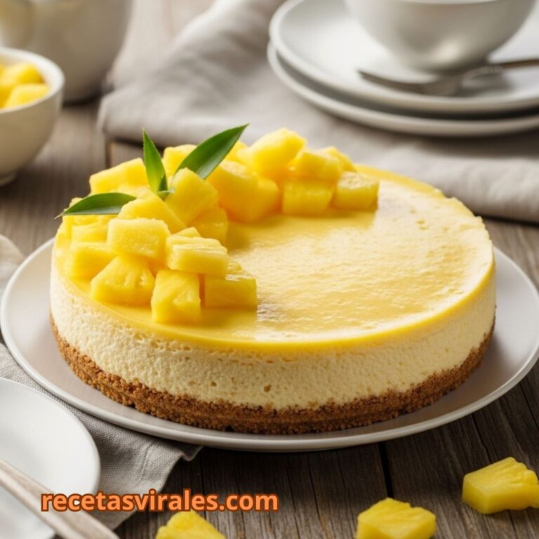 Cheesecake de piña