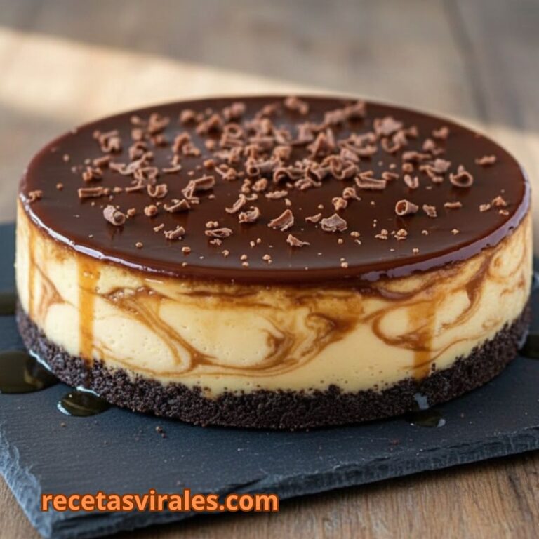Receta de flan de galleta sin horno