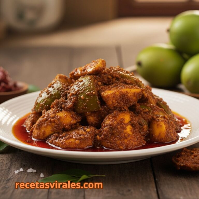 Receta de Mango Pickle