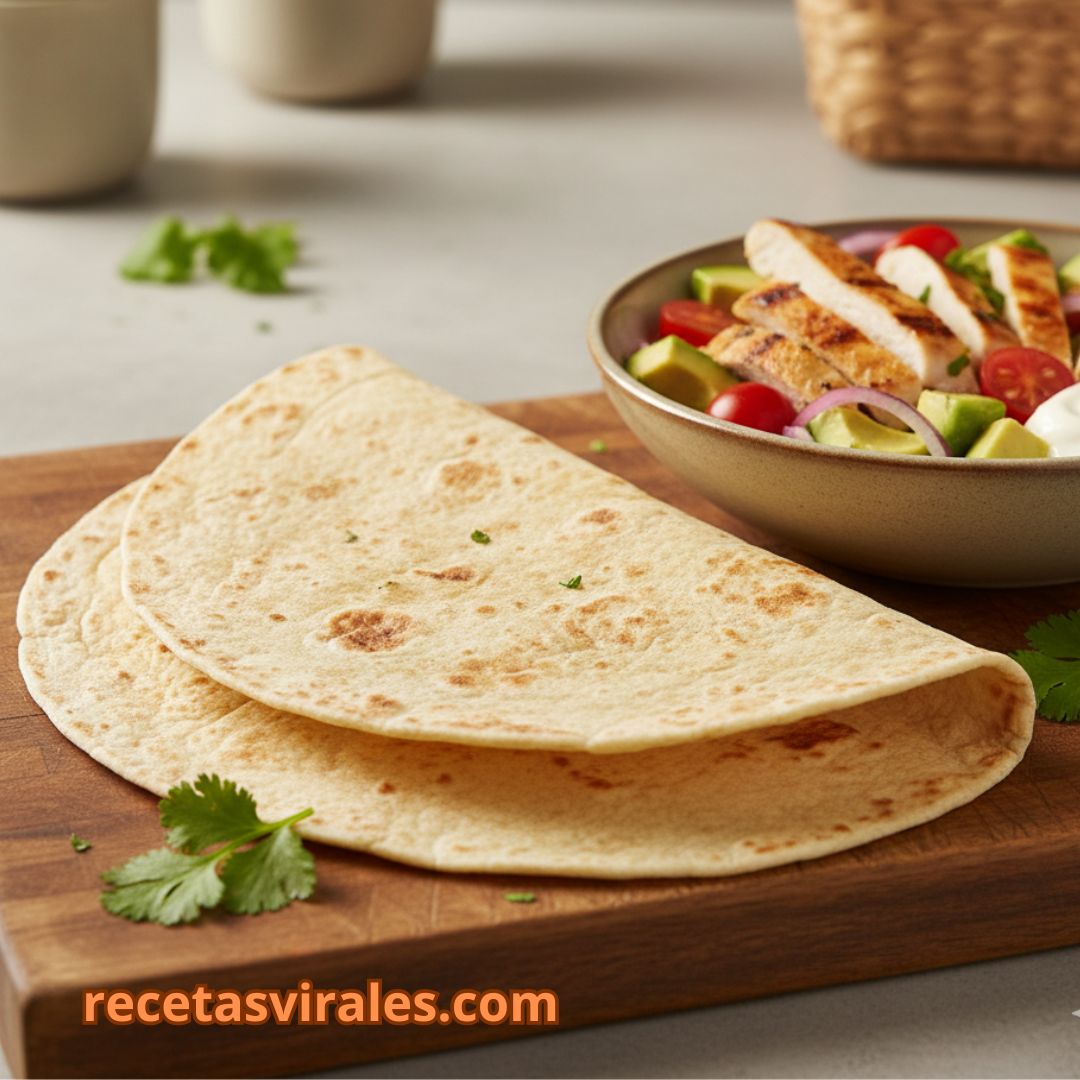 Receta de Tortillas wrap caseras