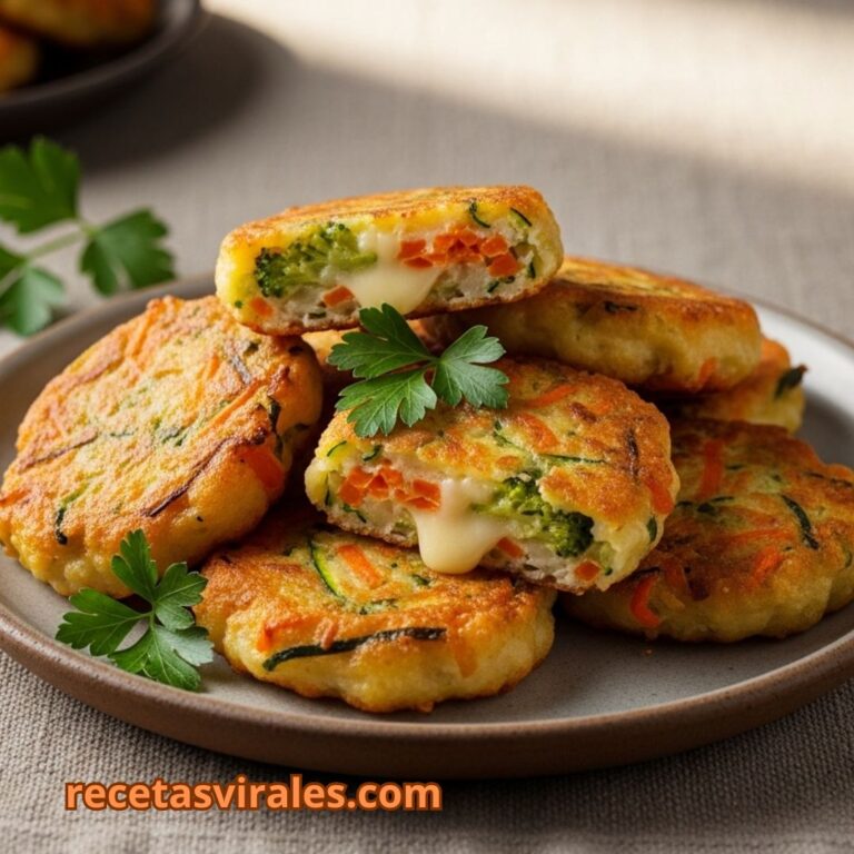 Receta de Tortitas de verdura y queso