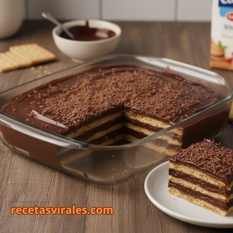 Receta de chocotarta fácil y deliciosa sin horno