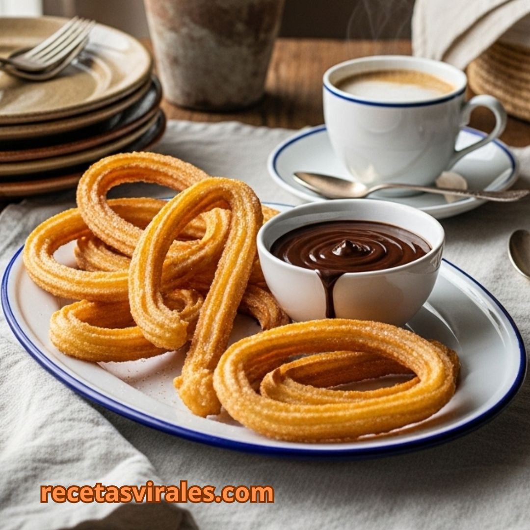 Churros caseros con 3 ingredientes