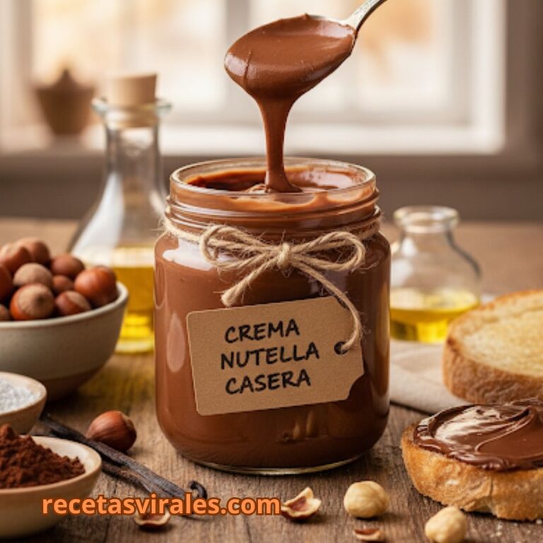 Receta de crema Nutella casera