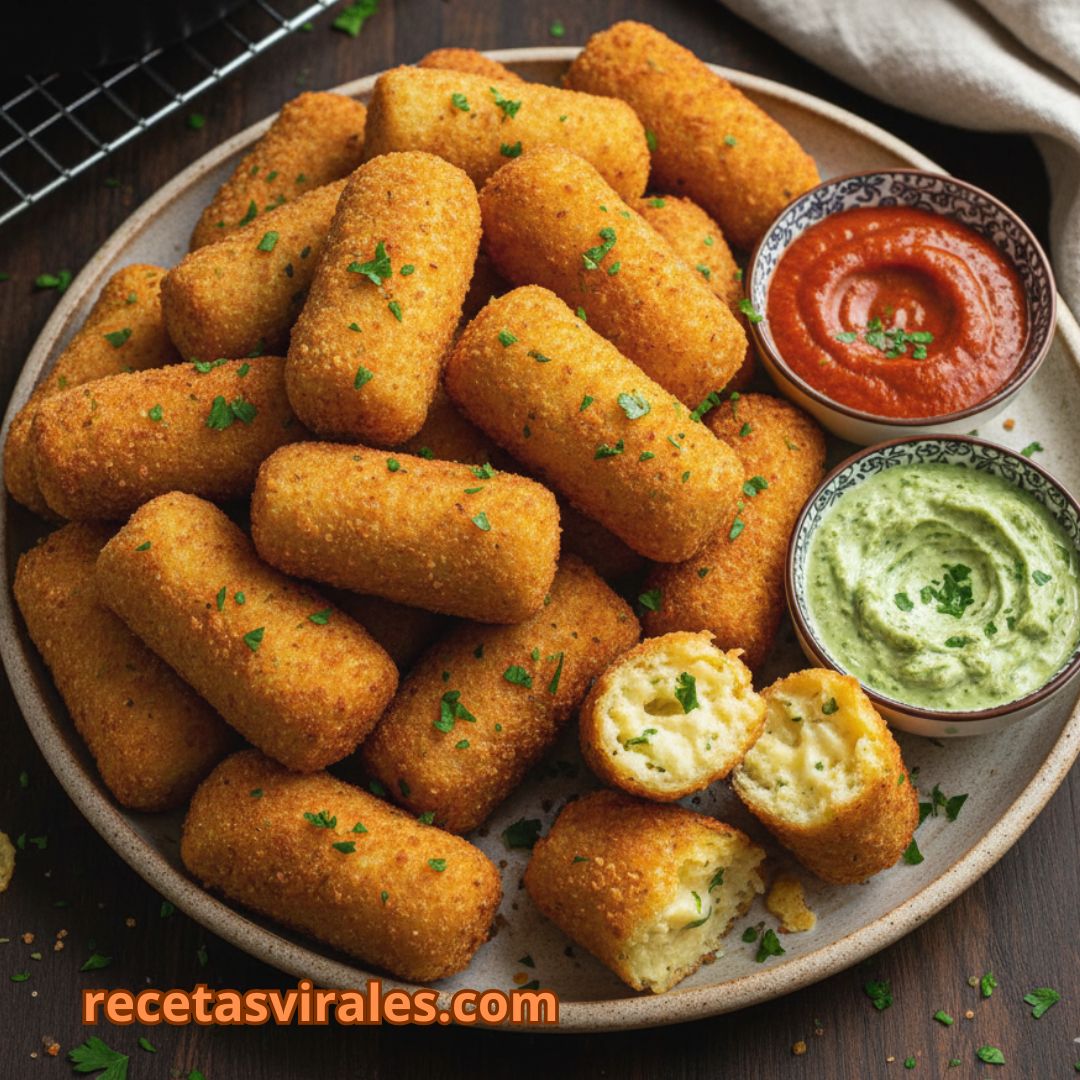 Croquetas de patata y queso