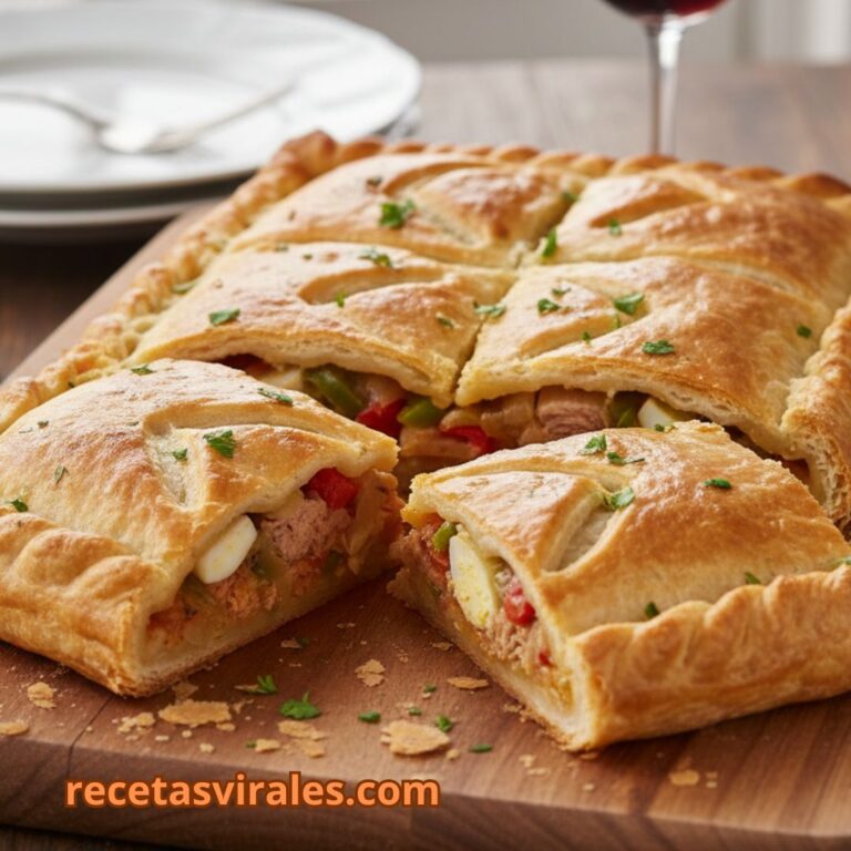 Empanada casera de atún