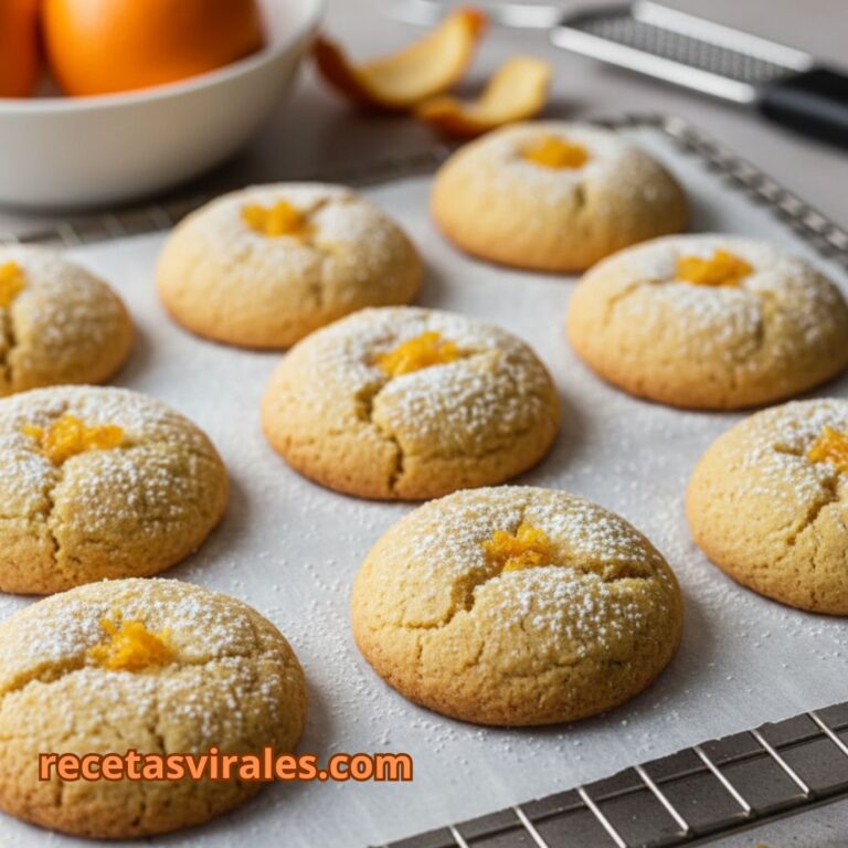 Receta de galletas de naranja