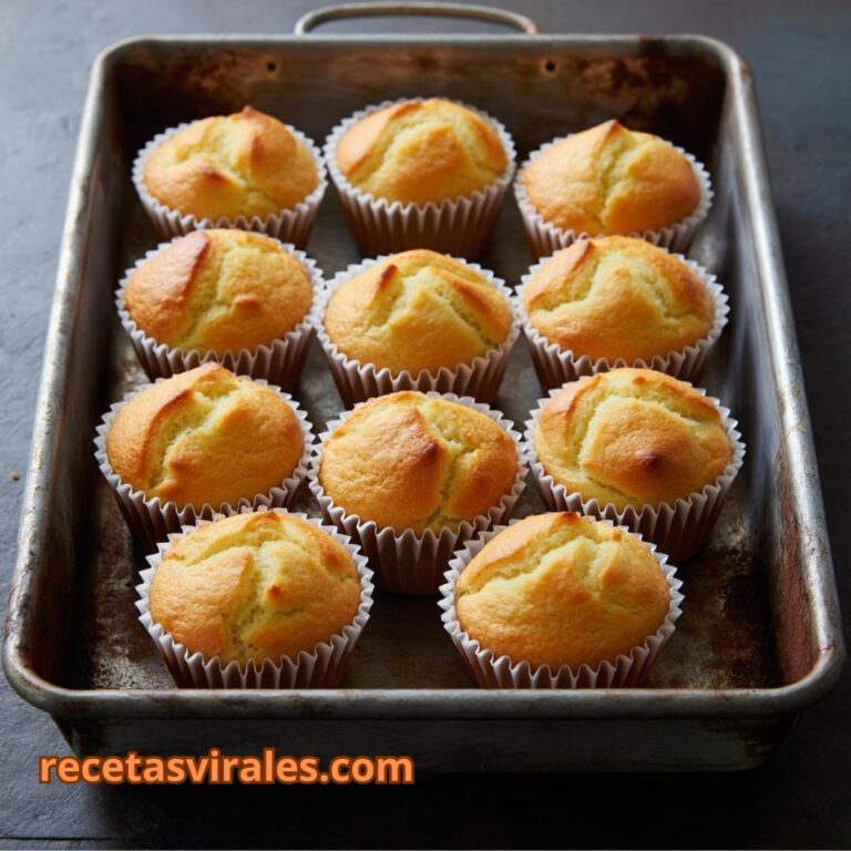 Receta de magdalenas caseras esponjosas
