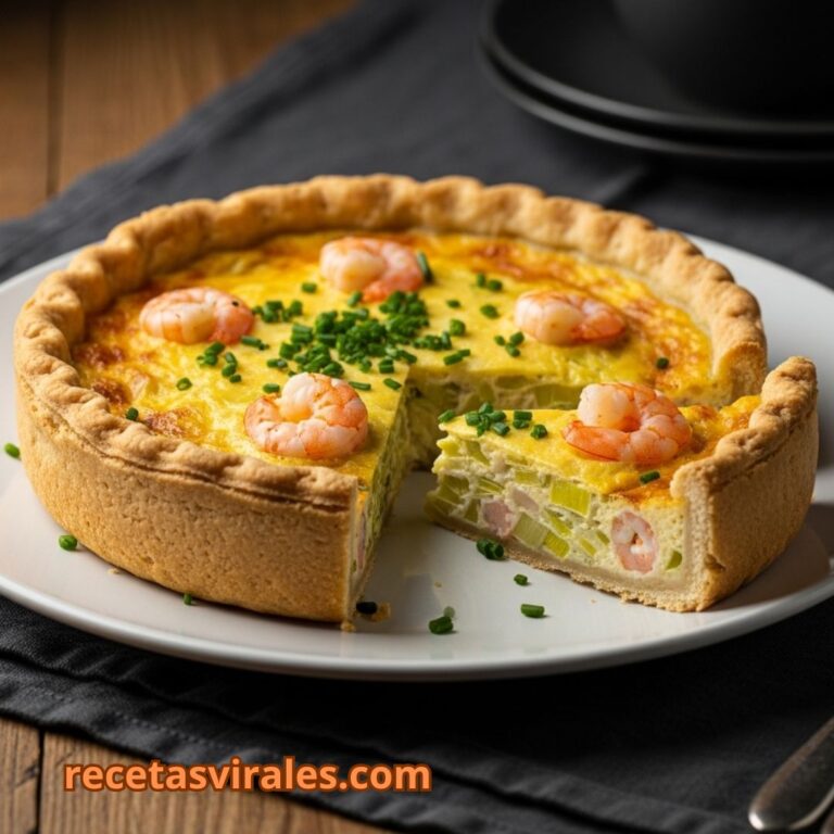 Pastel de langostinos