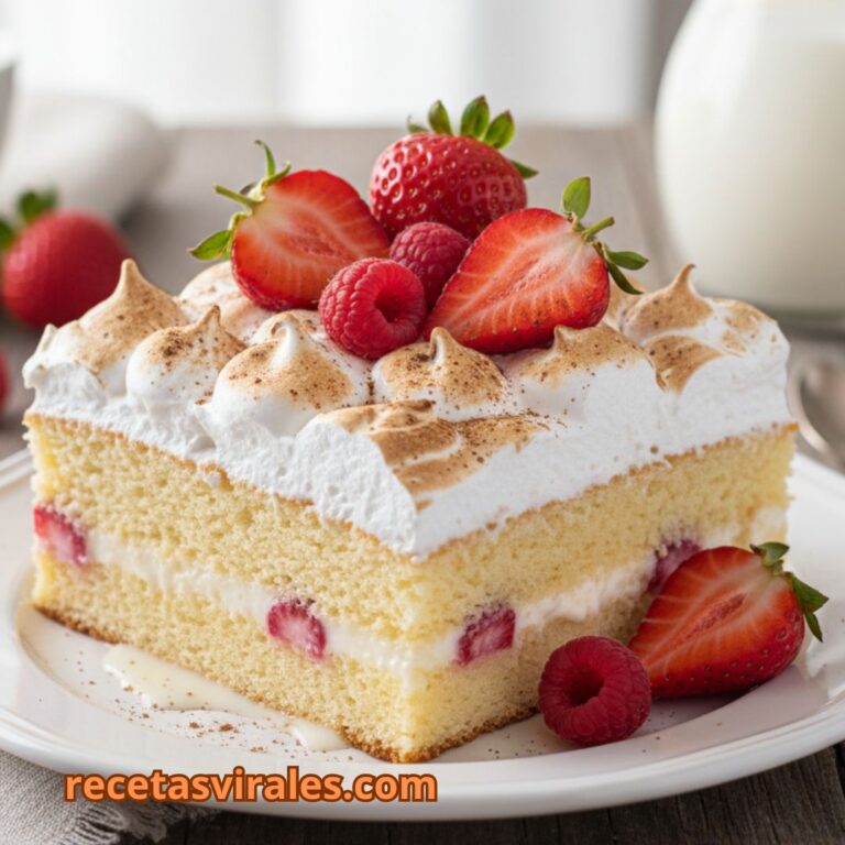 Receta de pastel de tres leches