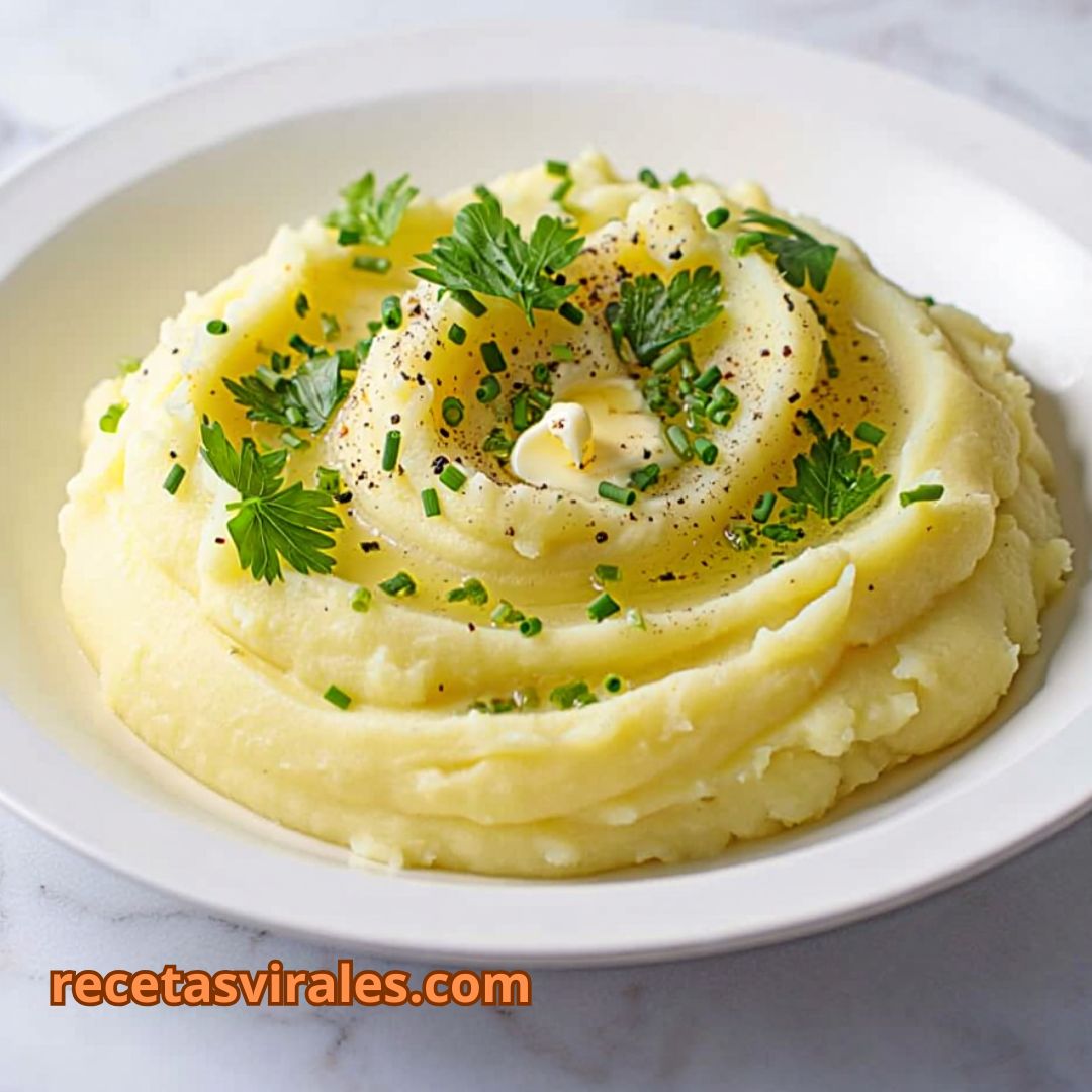 Receta de puré de patatas cremoso y casero