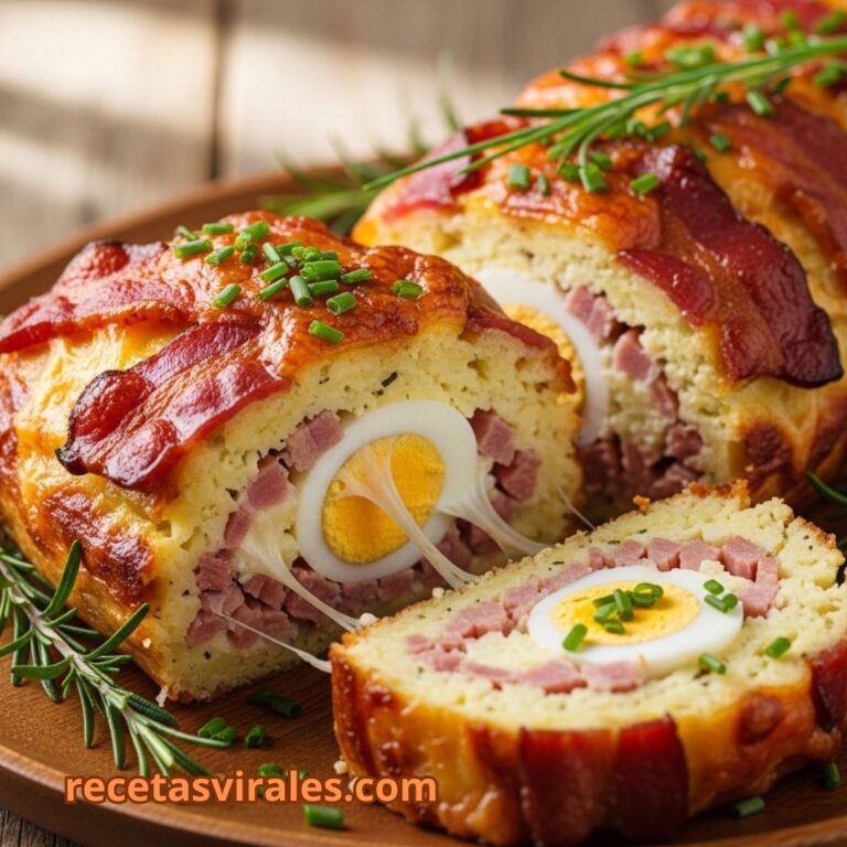 Receta de rollo de patata gratinado