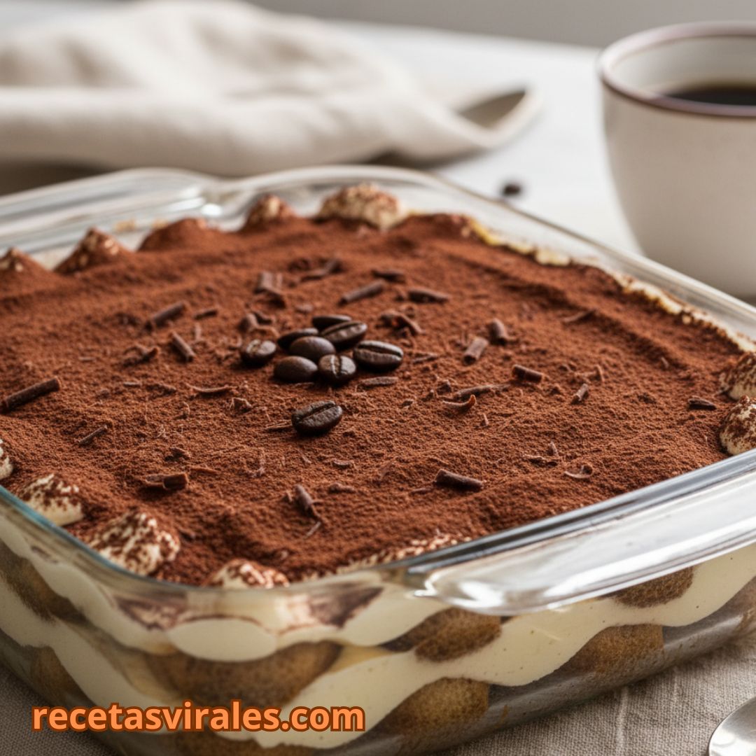 Receta de tiramisú casero