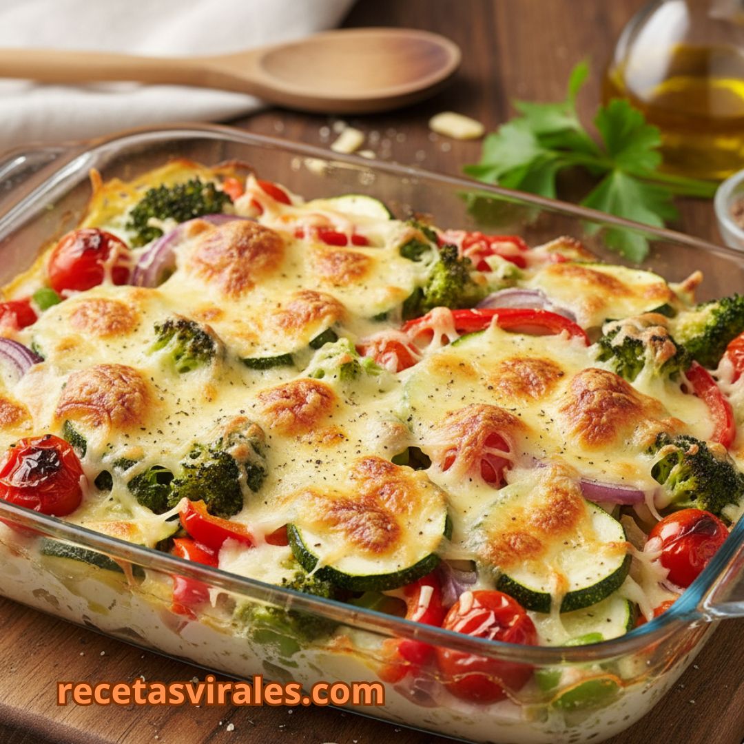 Receta de verduras gratinadas