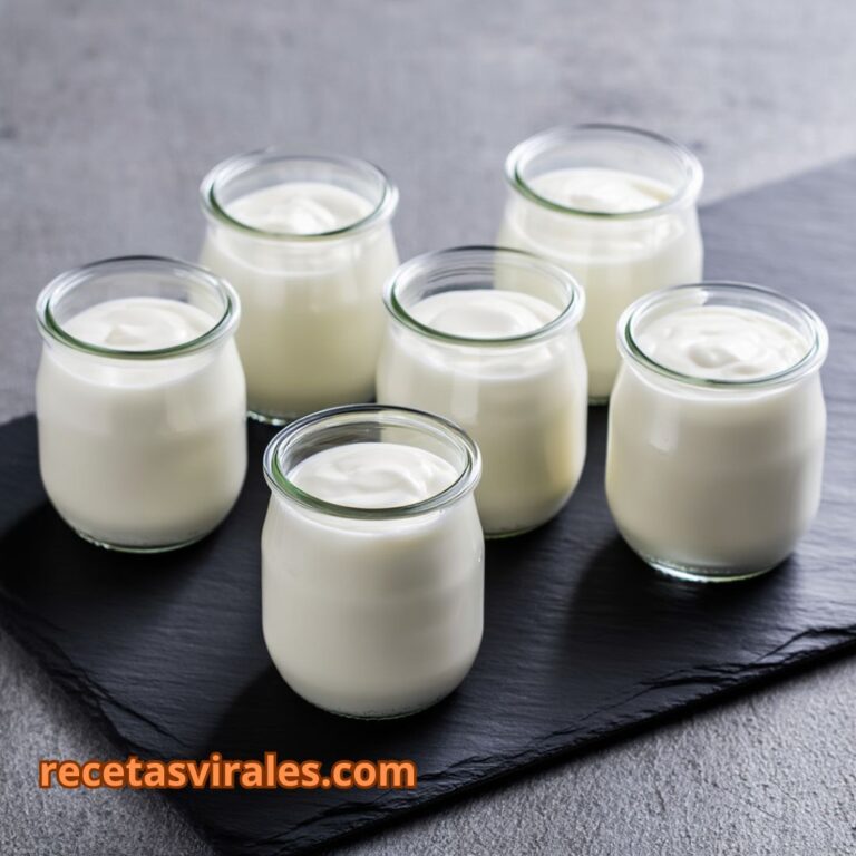 Receta de yogur casero cremoso