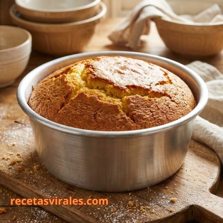 Bizcocho de mantequilla fácil y esponjoso
