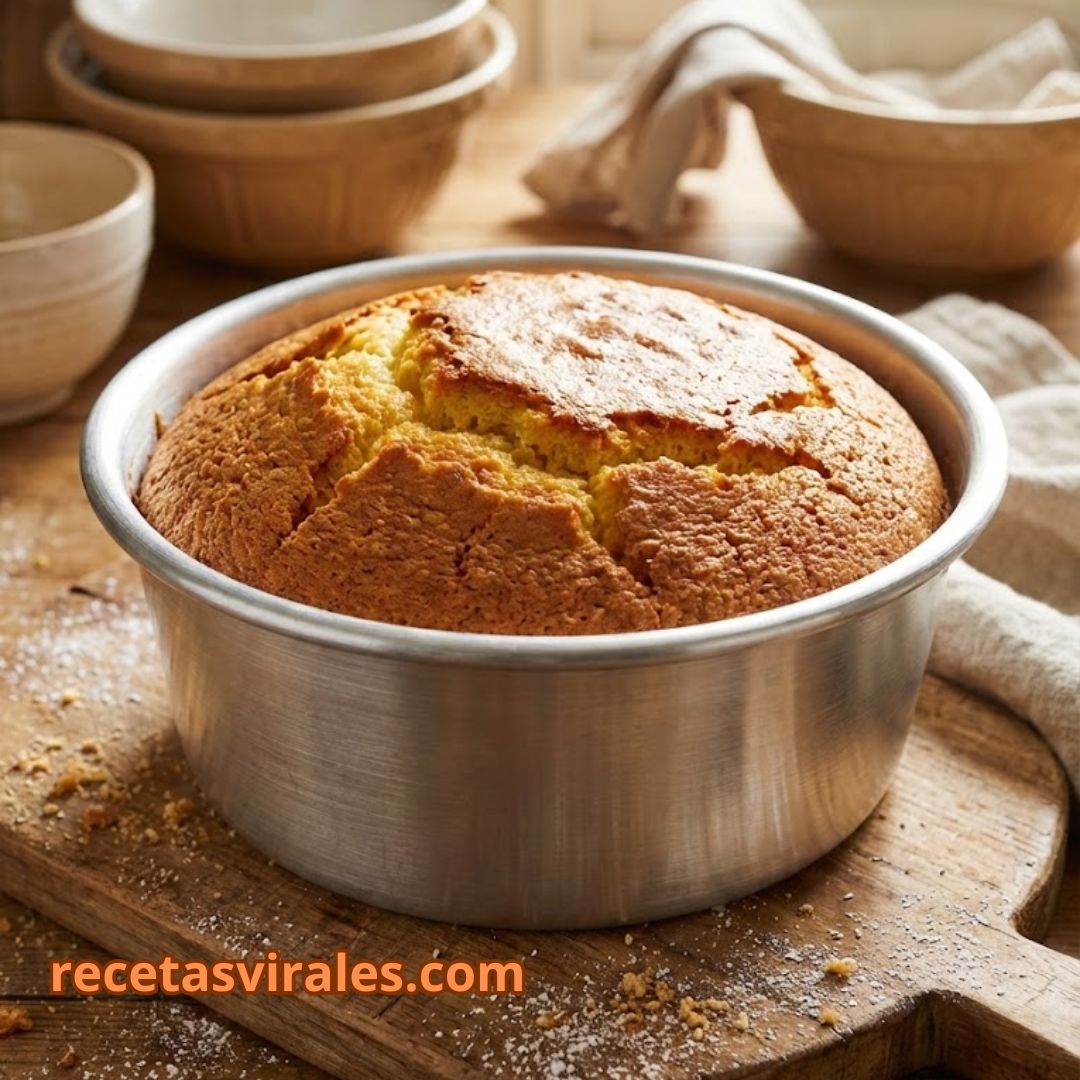 Bizcocho de mantequilla fácil y esponjoso