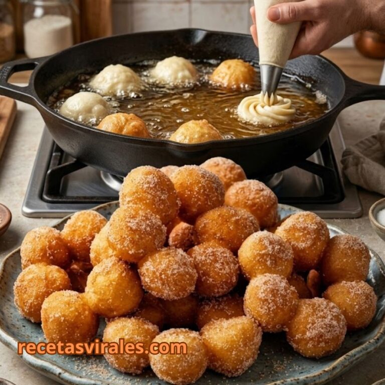 Buñuelos de viento receta tradicional que se ha hecho viral
